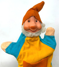 Handpuppe Zwerg DDR Gummikopf