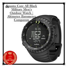 Suunto Core All Black Military Herren Outdoor Uhr | Höhenmesser Barometer Kom...