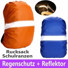 Regenschutz Rucksack Schulranzen Reflektor 35L Überzug Schutzhülle Regenhülle