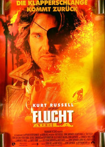 Flucht aus filmplakat - flucht, l.a.