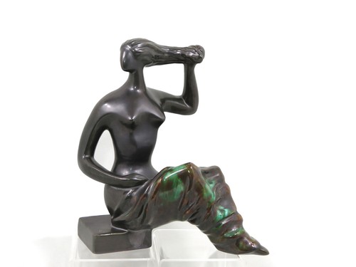 Figur frau keramik - frau,