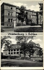 Ak Wałbrzych Waldenburg Schlesien, Kreiskrankenhaus, Entbindungs-... - 3573388