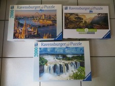Ravensburger Puzzle 2x 2000 und 1x 1000 Teile konvolut