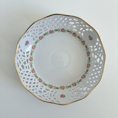Vintage durchbruch schale - vintage,