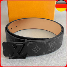 Mode Fein Gürtel Herren Ledergürtel BusinessClassic Leder Gürtel Männer Geschenk