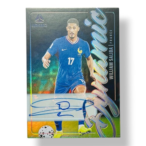 William saliba auto - william, panini