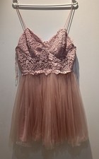 Tüllkleid Rosé von Asos Gr