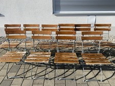 Biergartenstuhl Klappstuhl Vintage Gartenstuhl Gestell verzinkt Robinie