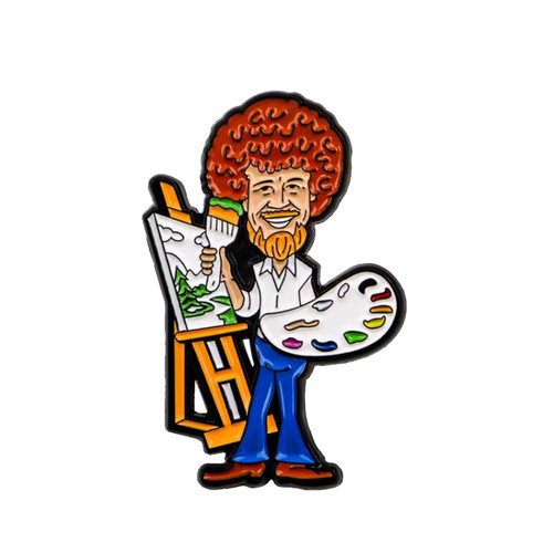 Bob ross pin - ross,