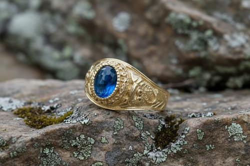 College ring gelbgold - college-ring, 9