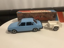 KDN 1:20 Skoda 120 L Blau mit Weißen Anhänger. Von 23.März 1988 Unbespielt OVP