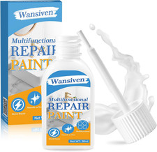 Wansiven Email Reparatur Lack, Badewannenlack Weiß, Hochglanz Lackstift Badezimm