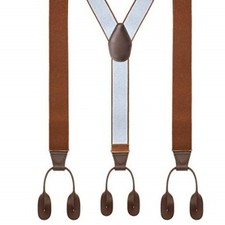 Herren rindsleder hosenträger - herren,