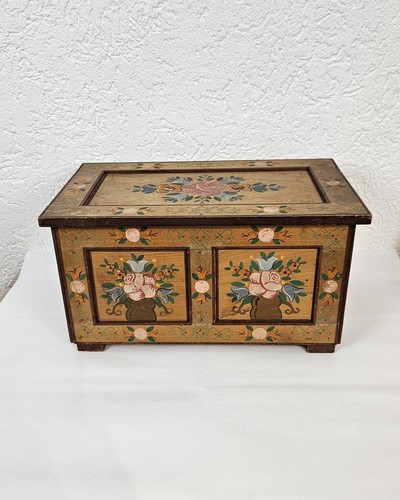 Vintage holztruhe buche - vintage,