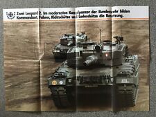 Bundeswehr Poster Heer "Kampfpanzer Leopard 2 mit PZB 200" (PzLehrBtl 93)-