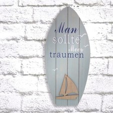Surfbrett Board Aqua blau