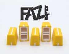 SALE! 5 GELBE GUMMI FADER