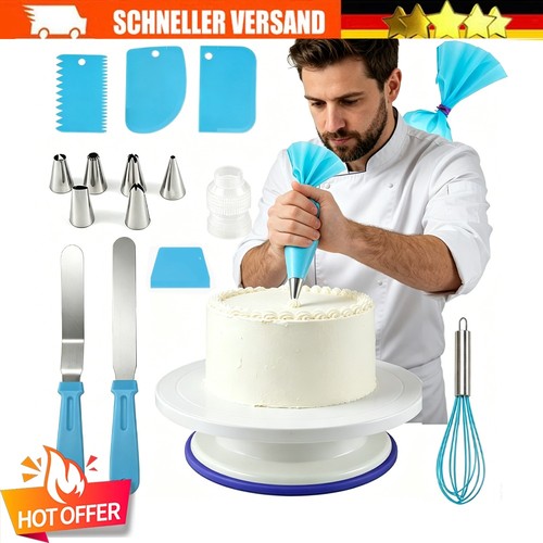 16tlg kuchen drehteller - 16tlg,