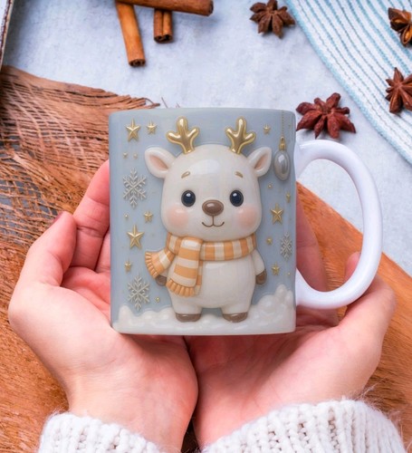 Kaffeetasse rentier süß - kaffeetasse,