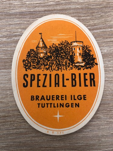 Bieretikett brauerei ilge - bieretikett,