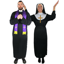 PAARE NONNE UND PRIESTER KOSTÜME RELIGIÖSER KLERUS NEUHEIT KOSTÜM DAMEN HERREN