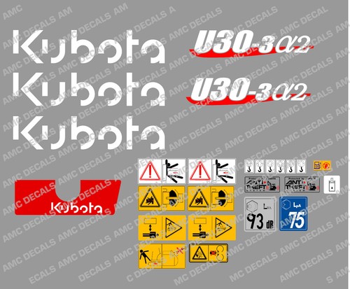 Kubota u30 3a2 mini - kubota, u30-3a2