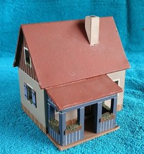 Hinkel & Kutschbach Leipzig Haus mit offenem Anbau  HO  Holz Pappe Pico Express