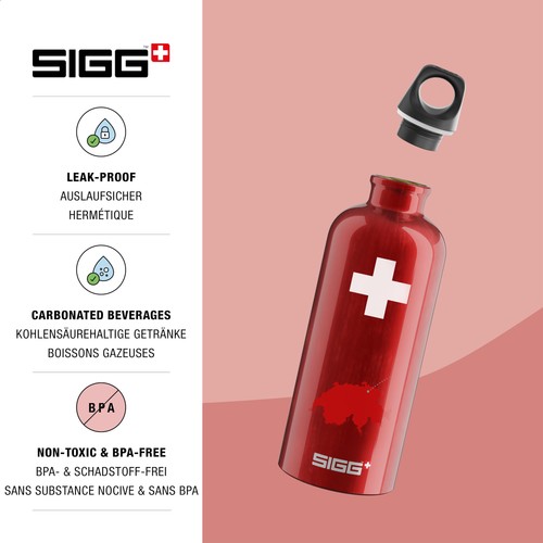 Sigg alu trinkflasche rot - sigg,