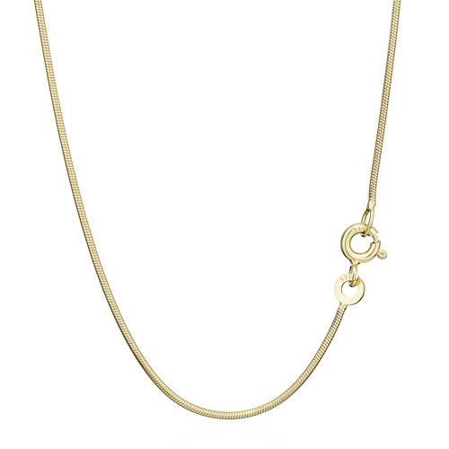 Schlangenkette karat gelb - 8,