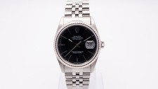 Rolex Datejust 36mm 16234 Automatik Herrenuhr Black Dial Great Condition 1995