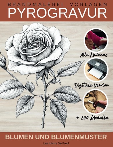Brandmalerei vorlagen blumen - vorlagen,