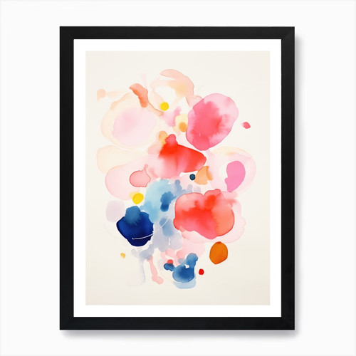 Abstraktes aquarell gemälde - aquarell,