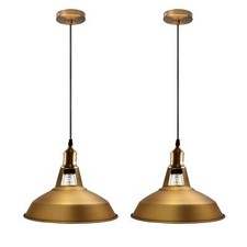 2 x Pendelleuchte Metall