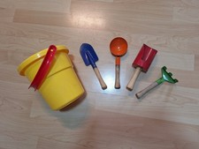 Sand Metall Set Eimer Schippe