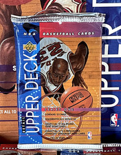 1993-94 UPPER DECK NBA Basketball (Series 1) PACK 12 Cards AIR JORDAN HOLO!? OVP