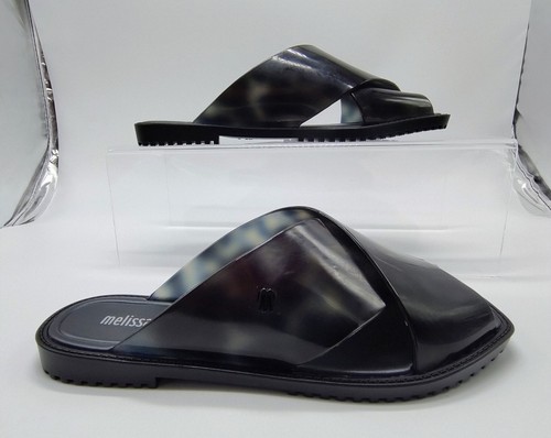 Melissa black criss cross - cross, flat