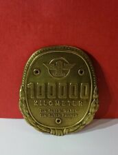 Original alte HANOMAG 100000 Km Fahrleistung Plakette Rarität
