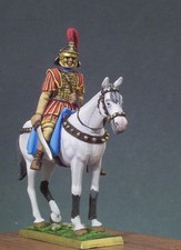 Andrea Miniatures RA-18 30mm Röm. Cavalry Officer unpainted White Metal Kit 