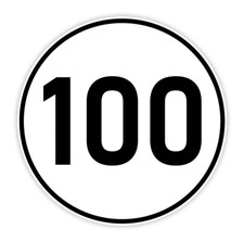 Aufkleber Geschwindigkeit