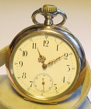 Orig. IWC International Watch Schaffhausen 0,800 Silber Taschenuhr HTU ca. 1910