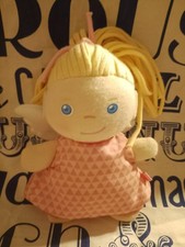 HABA Schutzengel Stoffpuppe mit blonden Haaren, 17cm Kuscheln Lieb haben Puppe