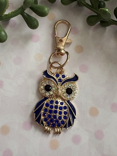 Eule mit strass glitzer - mit,