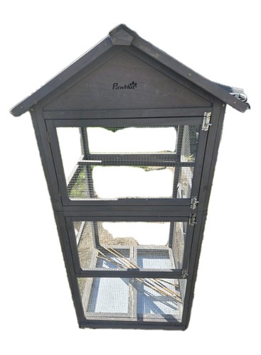 Große holzvoliere vogelhaus - große,