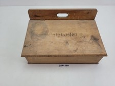 Putzkasten Holz 20er 30er Jahre Deko Aufbewahrung für Schuhputzmittel #2511199