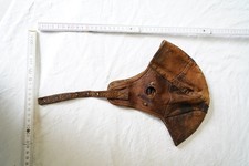 Original Vintage Leder-Fliegerhaube / Motorradhaube - 1930er - 40er Jahre , Lede