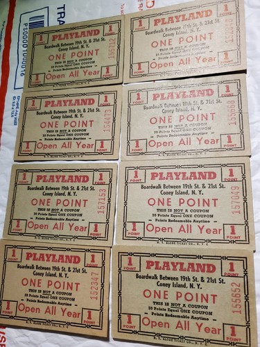 Lot rare vtg coney island - island, ny
