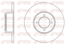 2x REMSA Bremsscheibe 6127.00