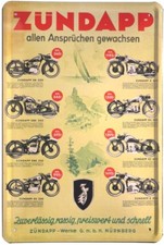 Blechschild 20x30 Zündapp