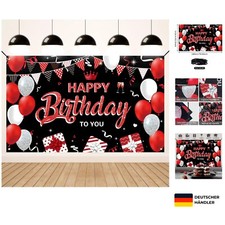 Geburtstagsdeko Stoff Banner