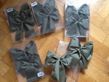 10 Deko Schleifen grün  ca.16 cm x 16 cm